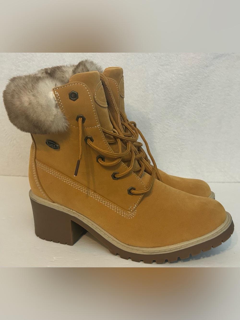 Lugz Women's Convoy Faux Fur Collar Boots